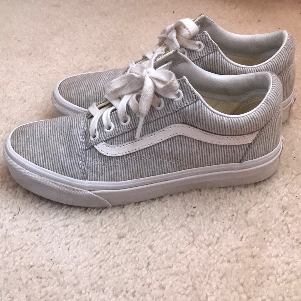 Awesome Striped Vans Size 7